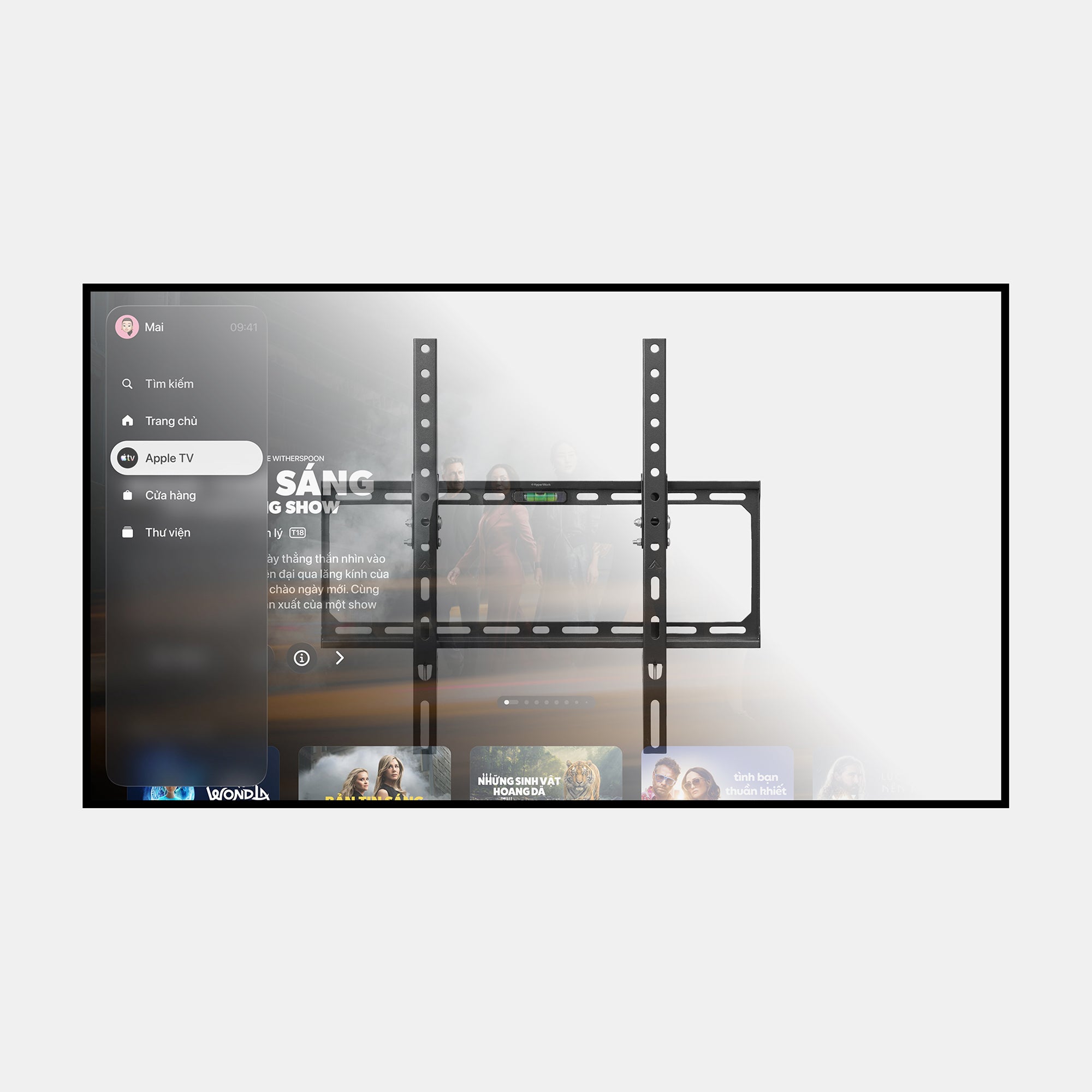 Support TV mobile HyperWork Core Stand - TVC01