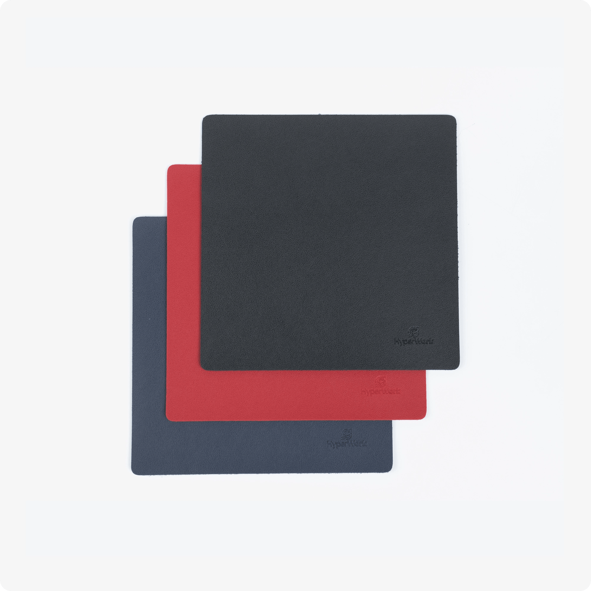 Lót chuột 20x20cm chất liệu giả da PU HyperWork Mousepad - HyperWork