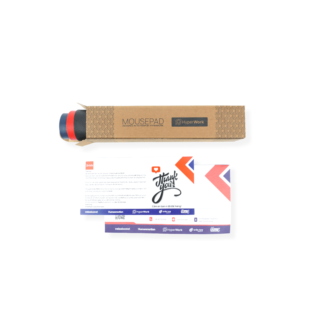 Lót chuột 20x20cm chất liệu giả da PU HyperWork Mousepad - HyperWork